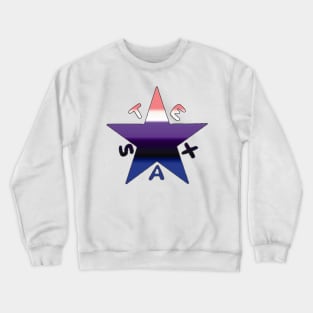 Texas Pride- Genderfluid-Textless Crewneck Sweatshirt